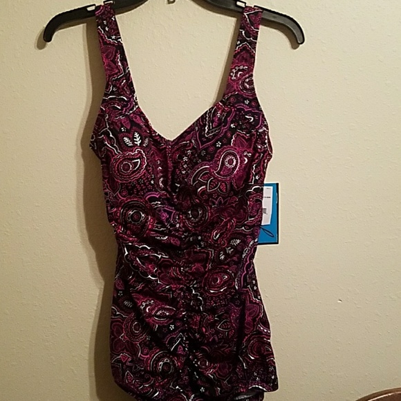 New Azul by Maxine of Hollywood One Piece Swimsuit - Picture 1 of 1